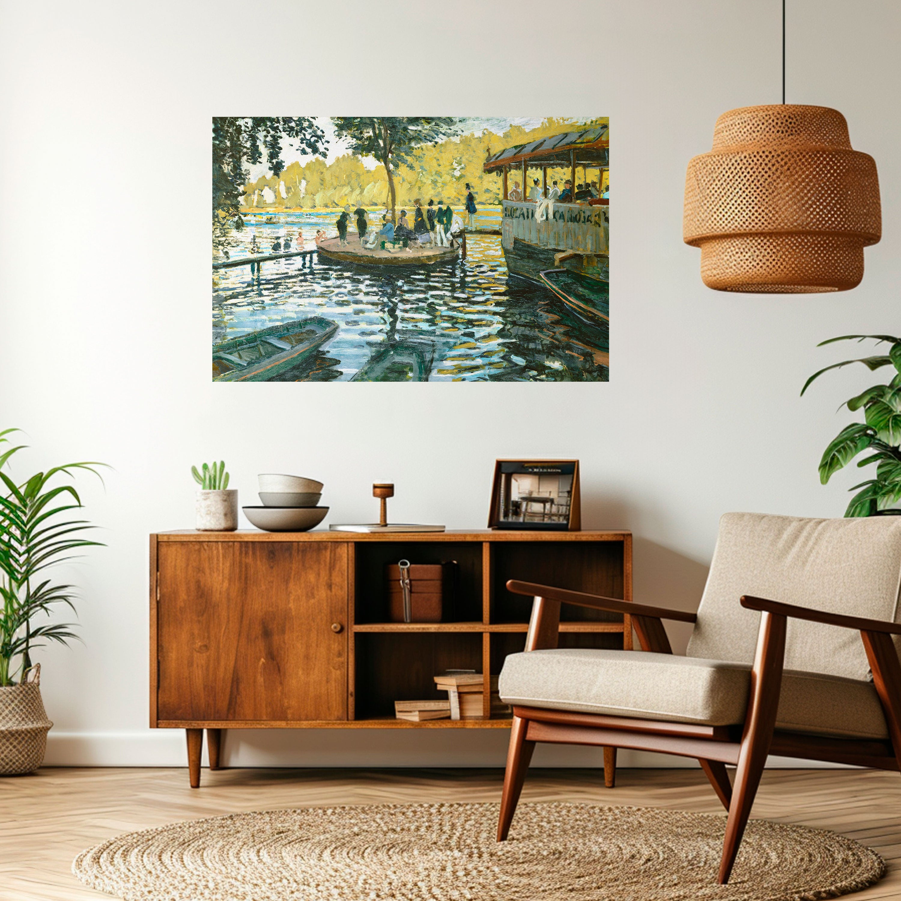 AN OASIS OF JOY Peel and Stick Horizontal Poster