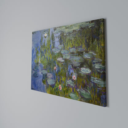 WATER LILIES Cuadro en lienzo horizontal