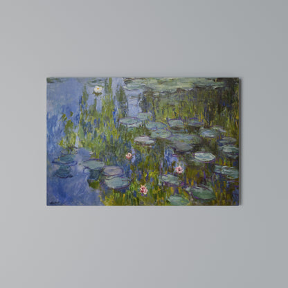 WATER LILIES Cuadro en lienzo horizontal