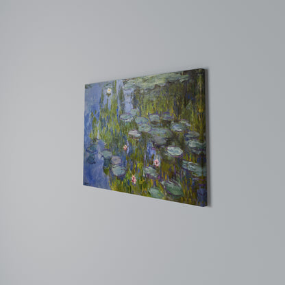 WATER LILIES Cuadro en lienzo horizontal