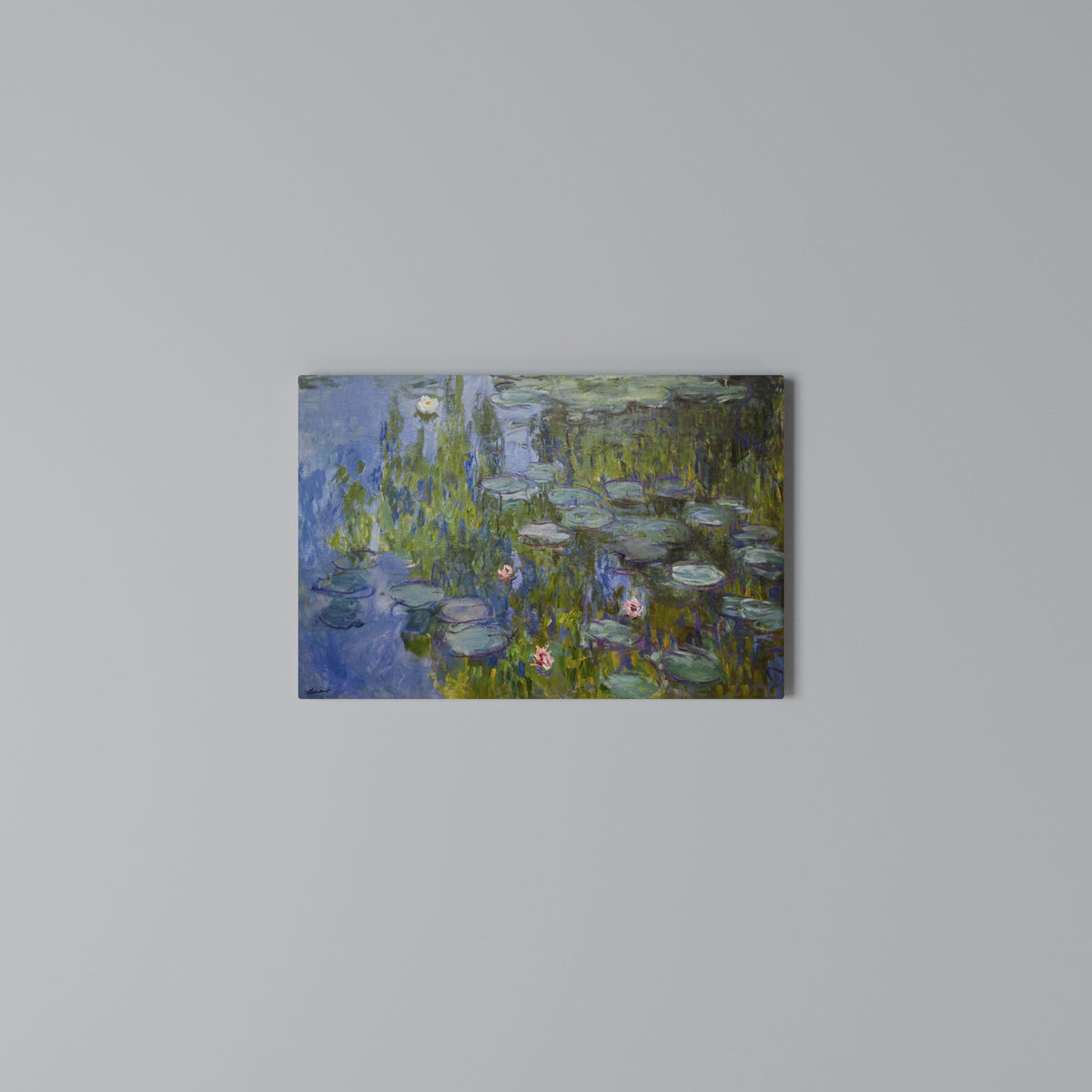 WATER LILIES Cuadro en lienzo horizontal