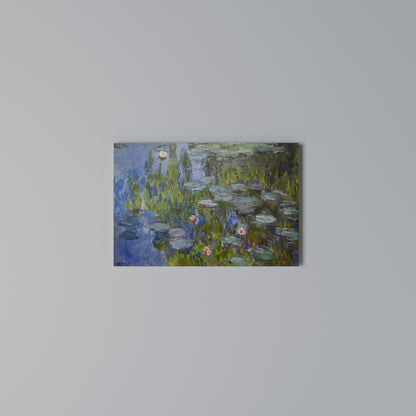 WATER LILIES Cuadro en lienzo horizontal