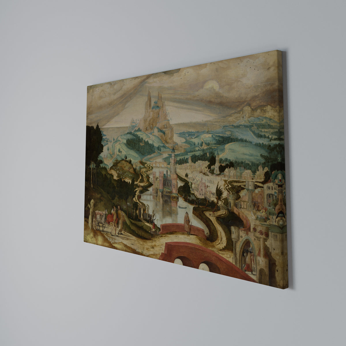 ENCHANTED LANDSCAPE DREAMS Cuadro en lienzo horizontal