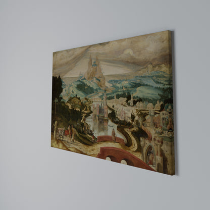 ENCHANTED LANDSCAPE DREAMS Cuadro en lienzo horizontal