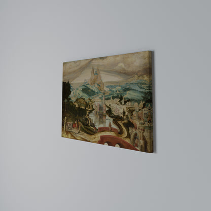 ENCHANTED LANDSCAPE DREAMS Cuadro en lienzo horizontal