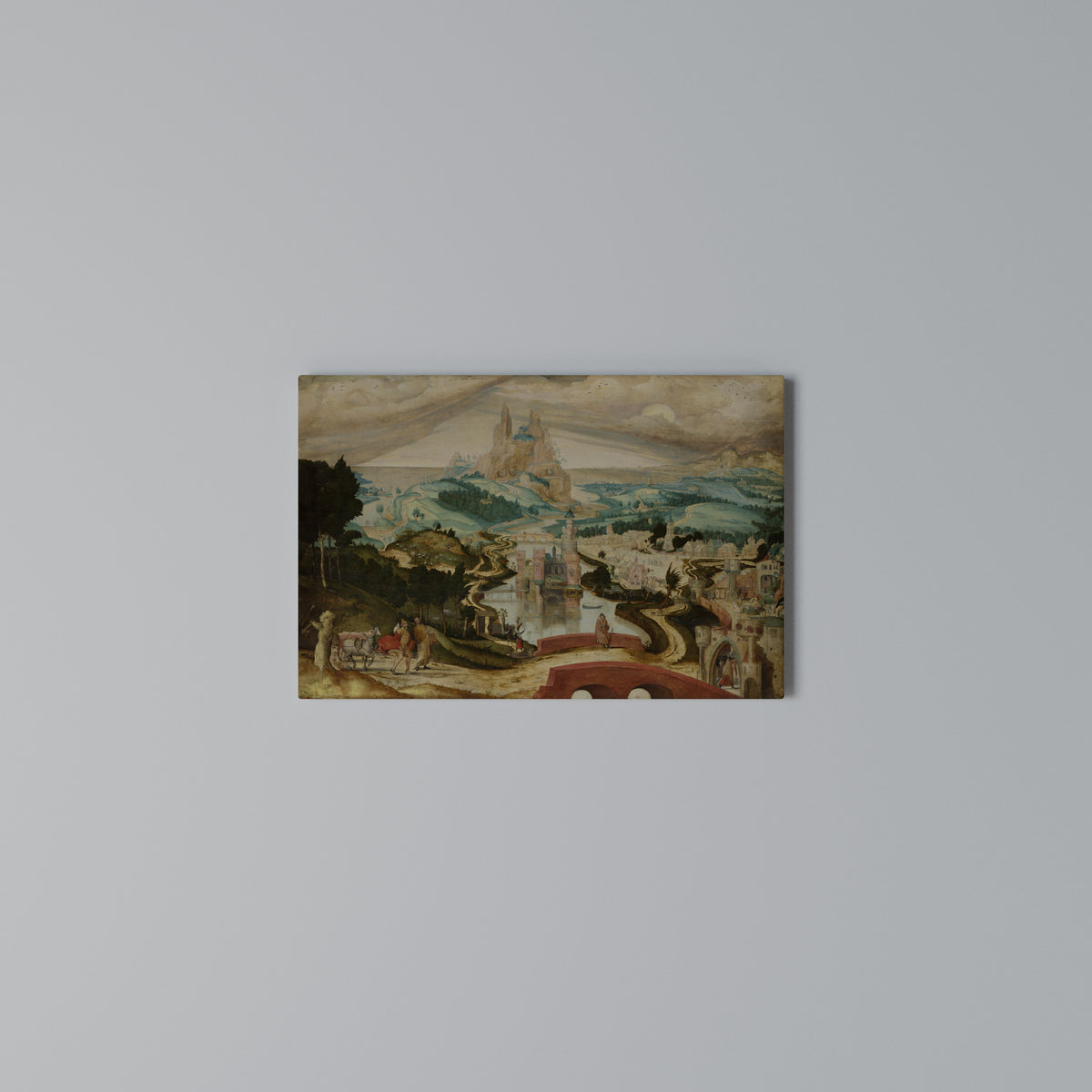 ENCHANTED LANDSCAPE DREAMS Cuadro en lienzo horizontal