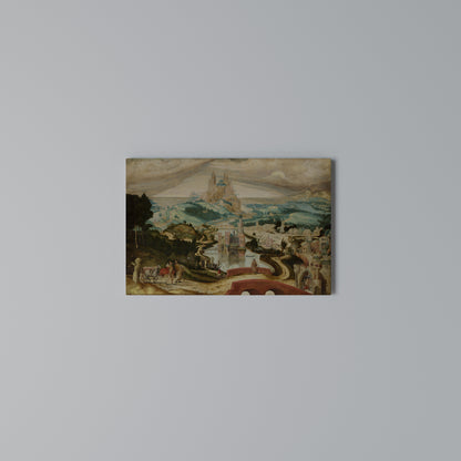 ENCHANTED LANDSCAPE DREAMS Cuadro en lienzo horizontal