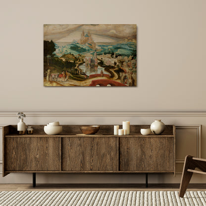 ENCHANTED LANDSCAPE DREAMS Cuadro en lienzo horizontal