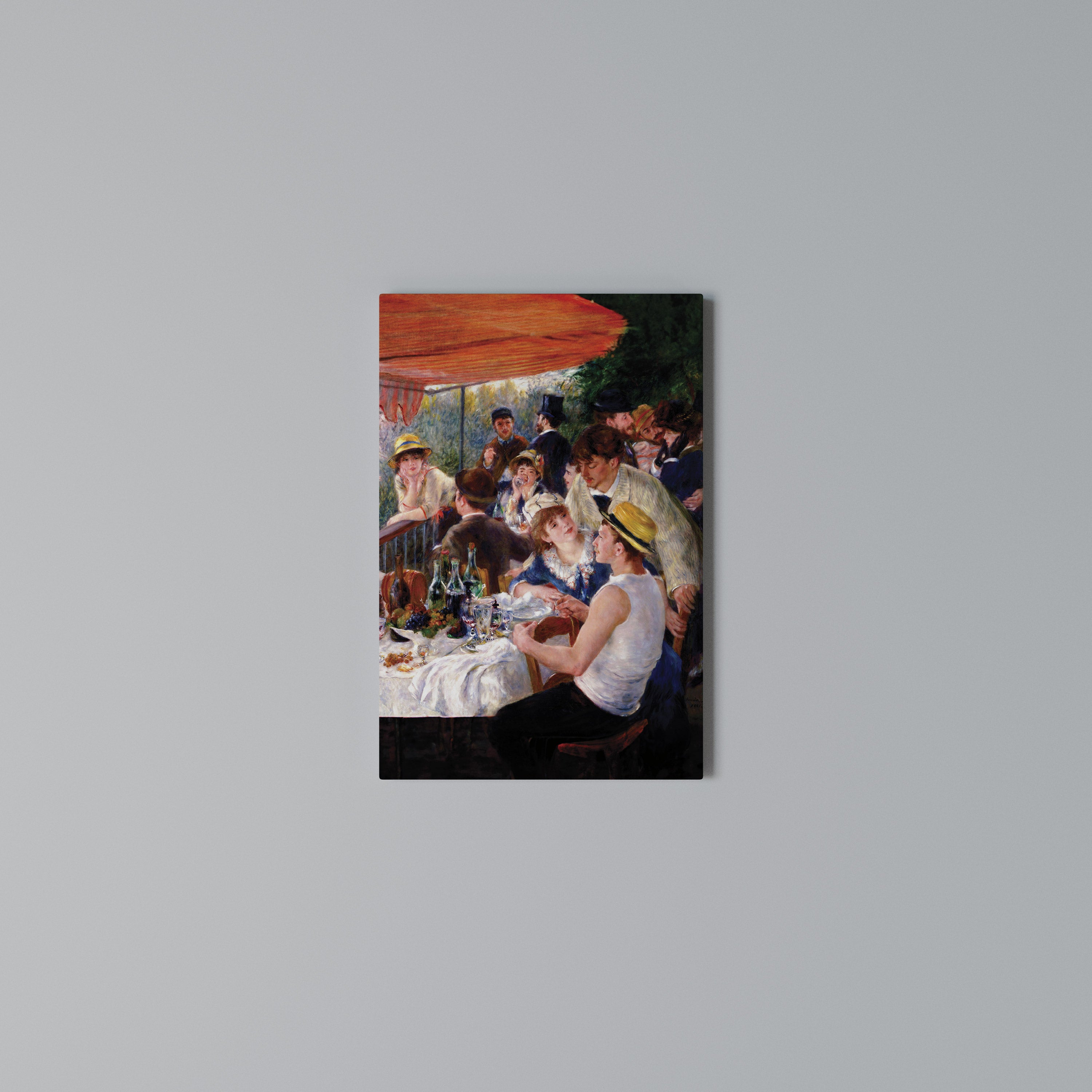 LUNCHEON OF THE BOATING PARTY Cuadro en lienzo vertical