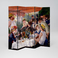 LUNCHEON OF THE BOATING PARTY Biombo Decorativo de 5 Paneles