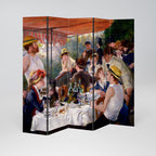 LUNCHEON OF THE BOATING PARTY Biombo Decorativo de 5 Paneles