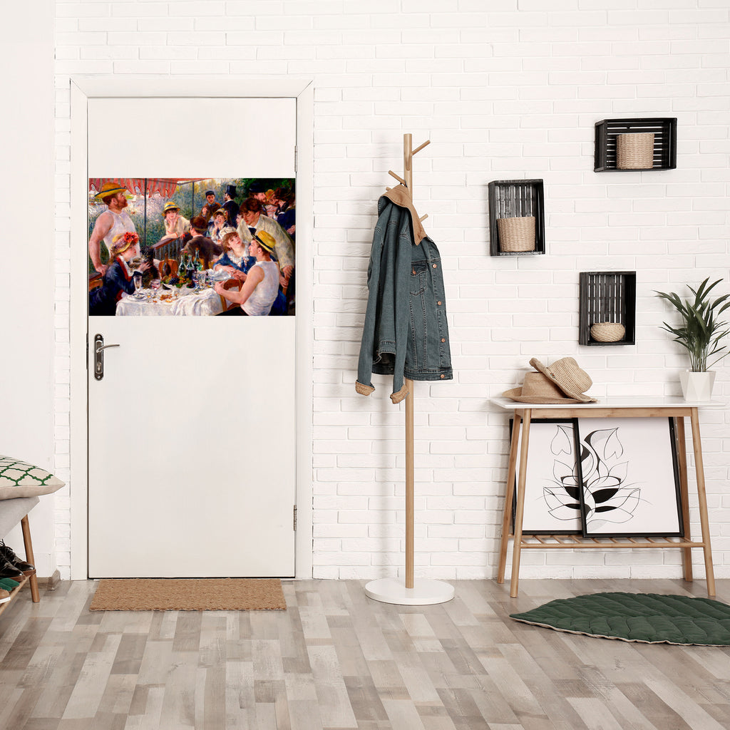 ALMUERZO DE LA FIESTA NÁUTICA Póster horizontal autoadhesivo