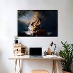 STORM OF HEROES Peel and Stick Horizontal Poster