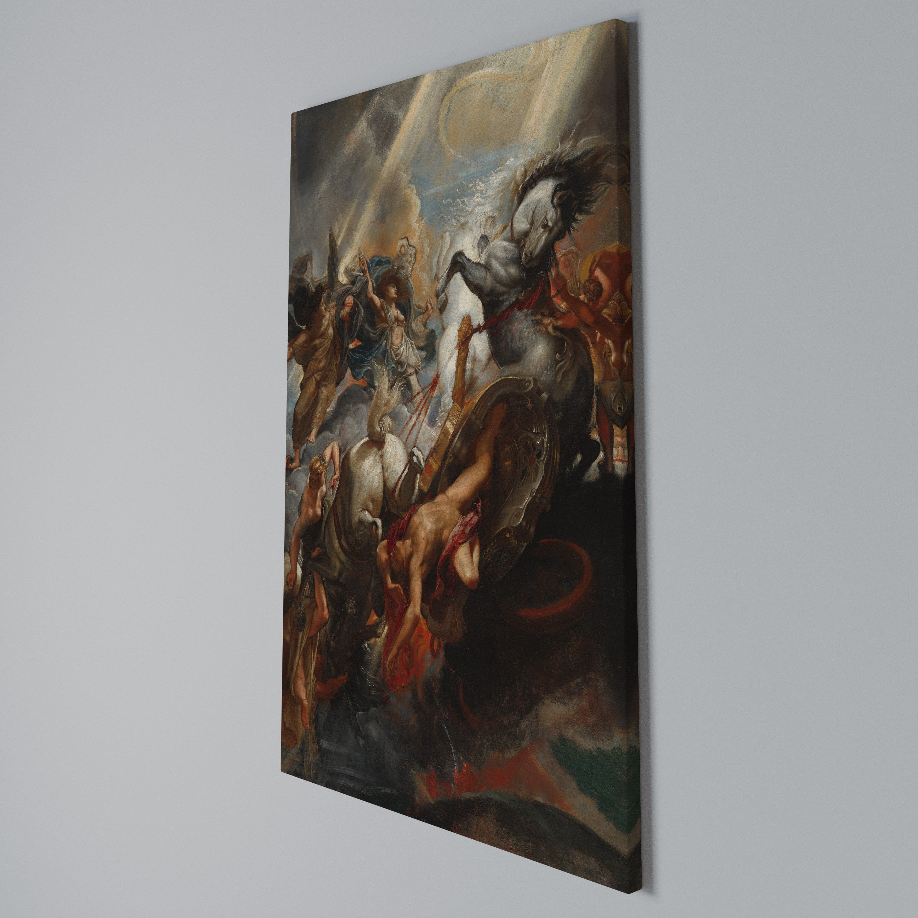 FURY IN MOTION Cuadro en lienzo vertical