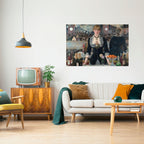 SHADOWS AT THE BAR Póster Horizontal Adhesivo