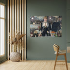 SHADOWS AT THE BAR Póster Horizontal Adhesivo