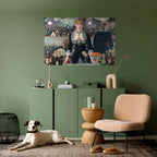 SHADOWS AT THE BAR Póster Horizontal Adhesivo