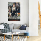 SHADOWS AT THE BAR Póster Vertical Adhesivo