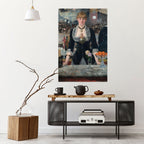 SHADOWS AT THE BAR Póster Vertical Adhesivo