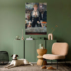 SHADOWS AT THE BAR Póster Vertical Adhesivo