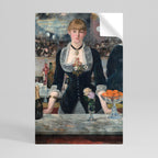 SHADOWS AT THE BAR Póster Vertical Adhesivo