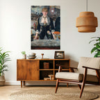 SHADOWS AT THE BAR Póster Vertical Adhesivo