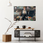 SHADOWS AT THE BAR Póster Horizontal Adhesivo