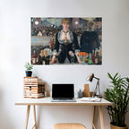 SHADOWS AT THE BAR Póster Horizontal Adhesivo