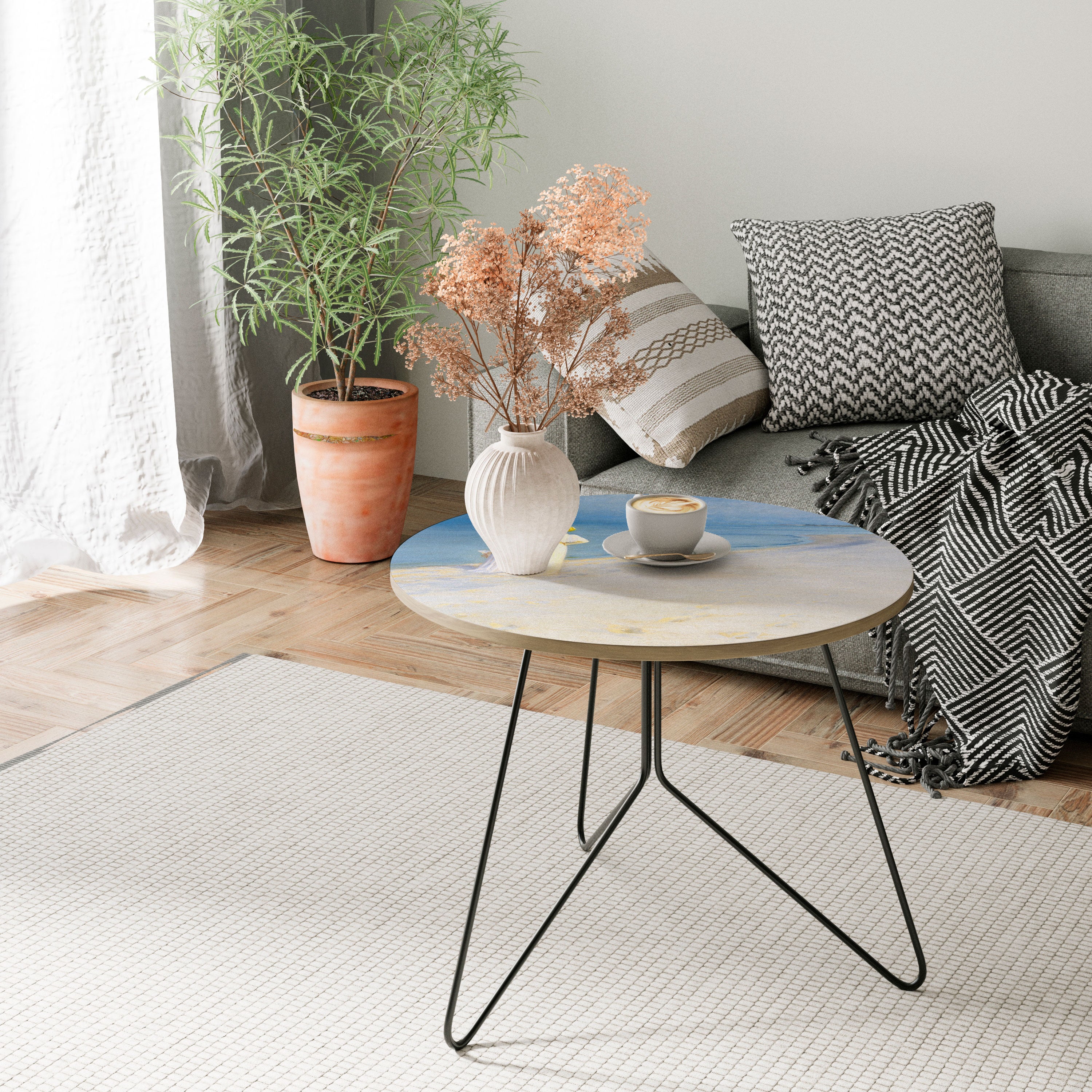 TARDE DE VERANO EN LA PLAYA DE SKAGEN Mesa de centro 69