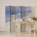 SUMMER EVENING ON SKAGEN'S BEACH Biombo Decorativo de 5 Paneles