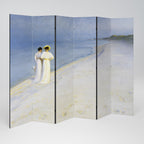 SUMMER EVENING ON SKAGEN'S BEACH Biombo Decorativo de 6 Paneles