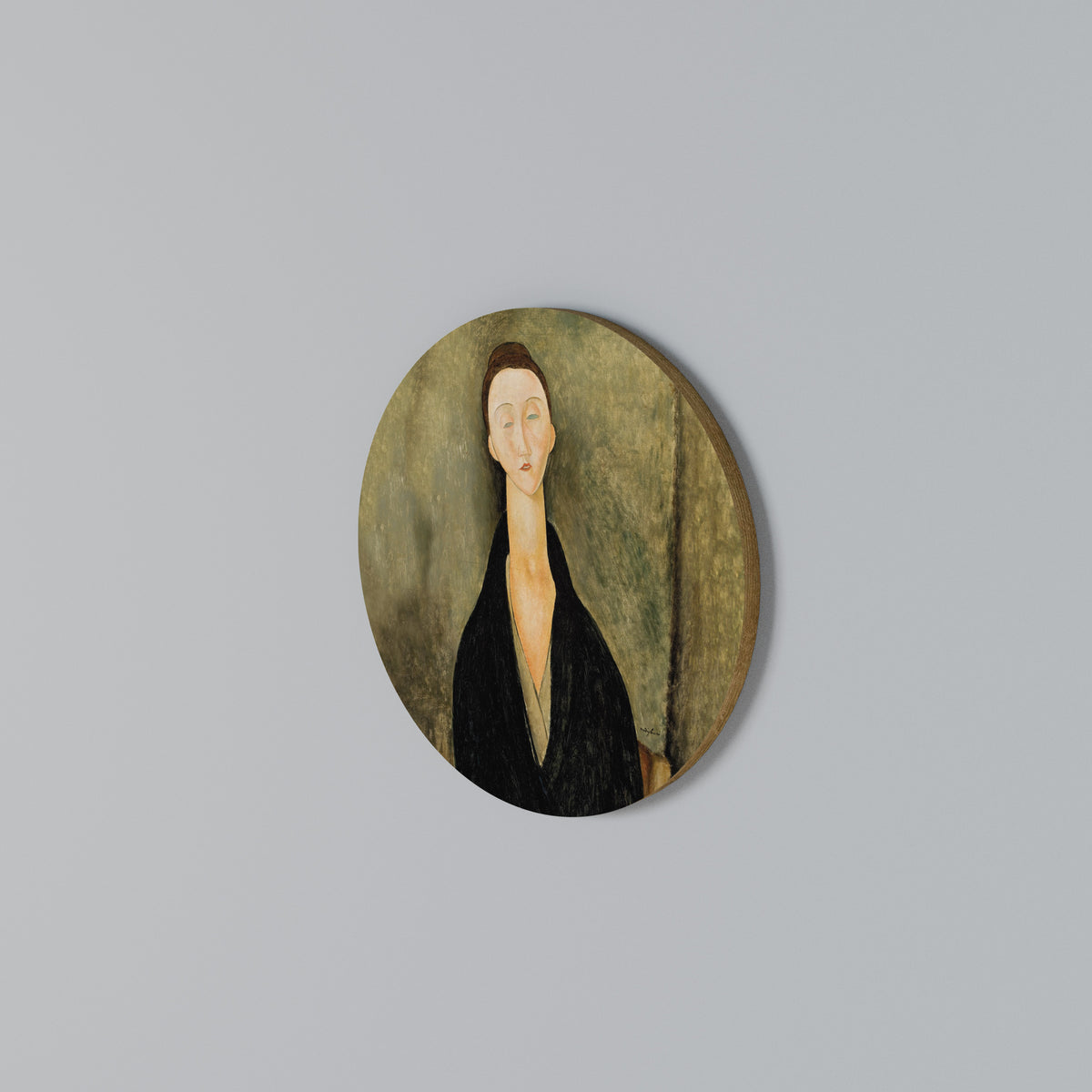 AMEDEO MODIGLIANI Arte de pared redondo