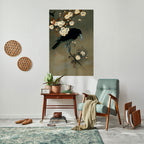 PETALS AND CROWS Póster Vertical Adhesivo