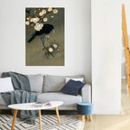 PETALS AND CROWS Póster Vertical Adhesivo