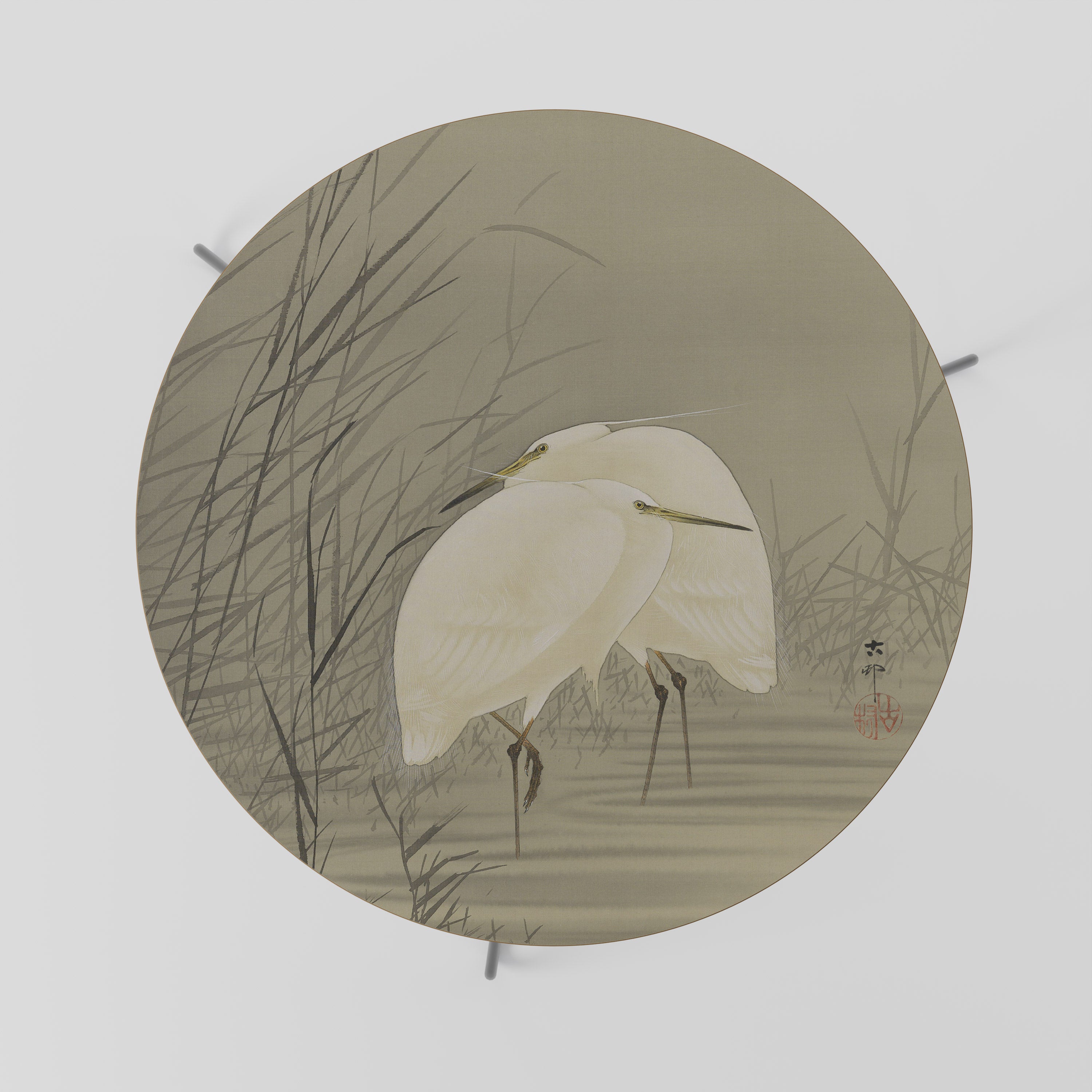 ZILVERREIGERS IN MOERAS Mesa de centro 69