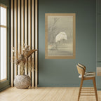 ZILVERREIGERS IN MOERAS Póster Vertical Adhesivo