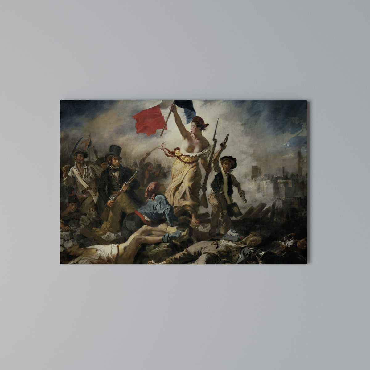 LIBERTY LEADING THE PEOPLE Horizontal Canvas Print
