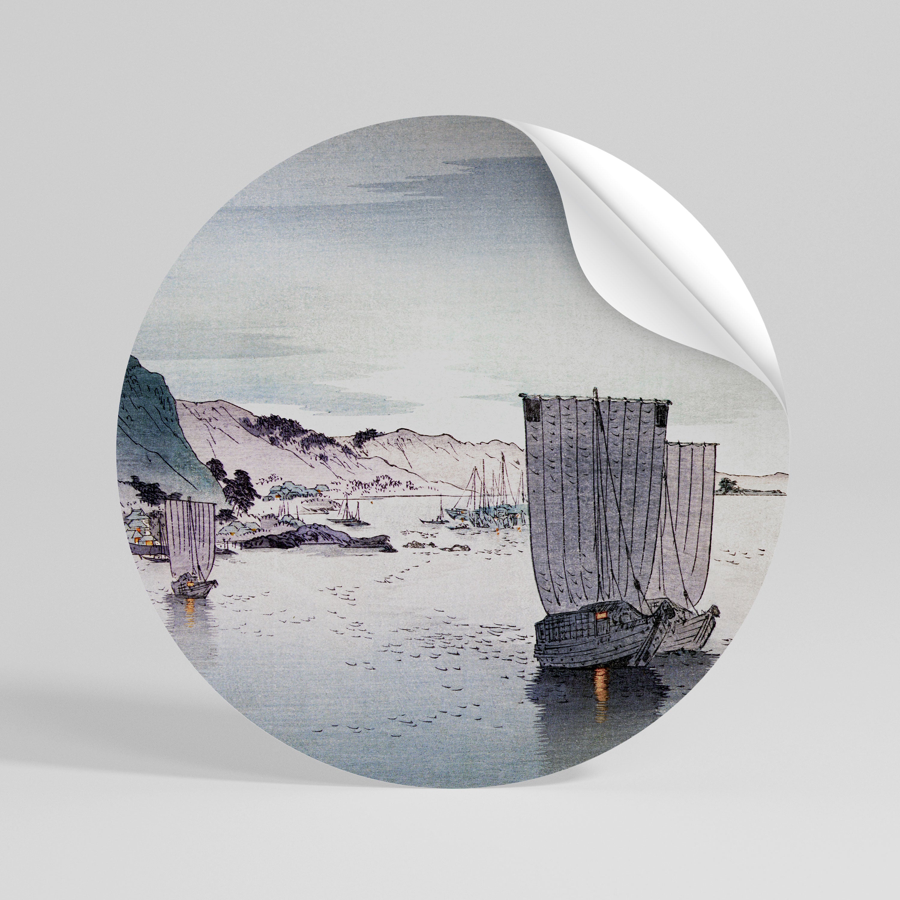 YĹŞGURE NO HANSEN Vinilo adhesivo redondo