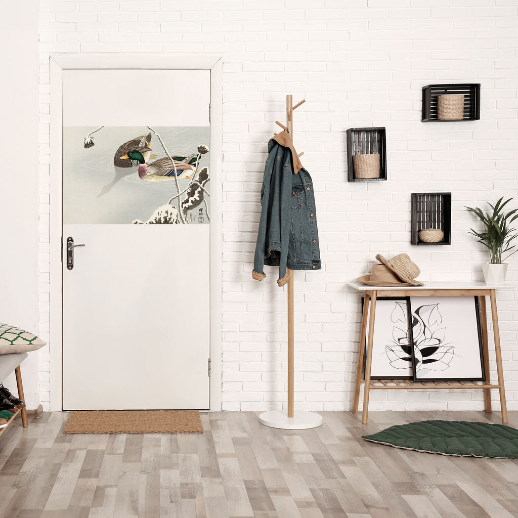 Póster horizontal autoadhesivo "BAILE DE PATOS"