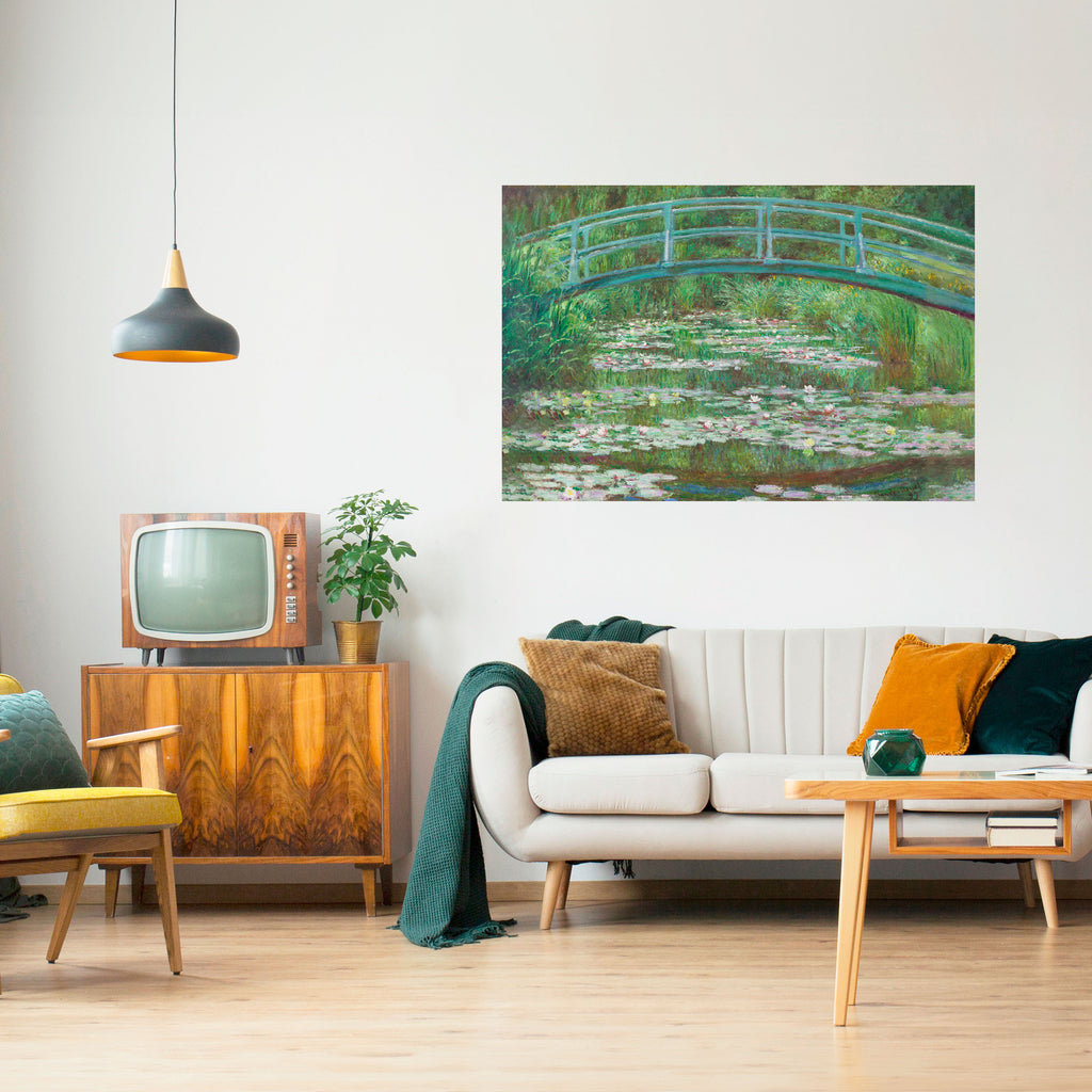 Póster horizontal autoadhesivo PASARELA JAPONESA