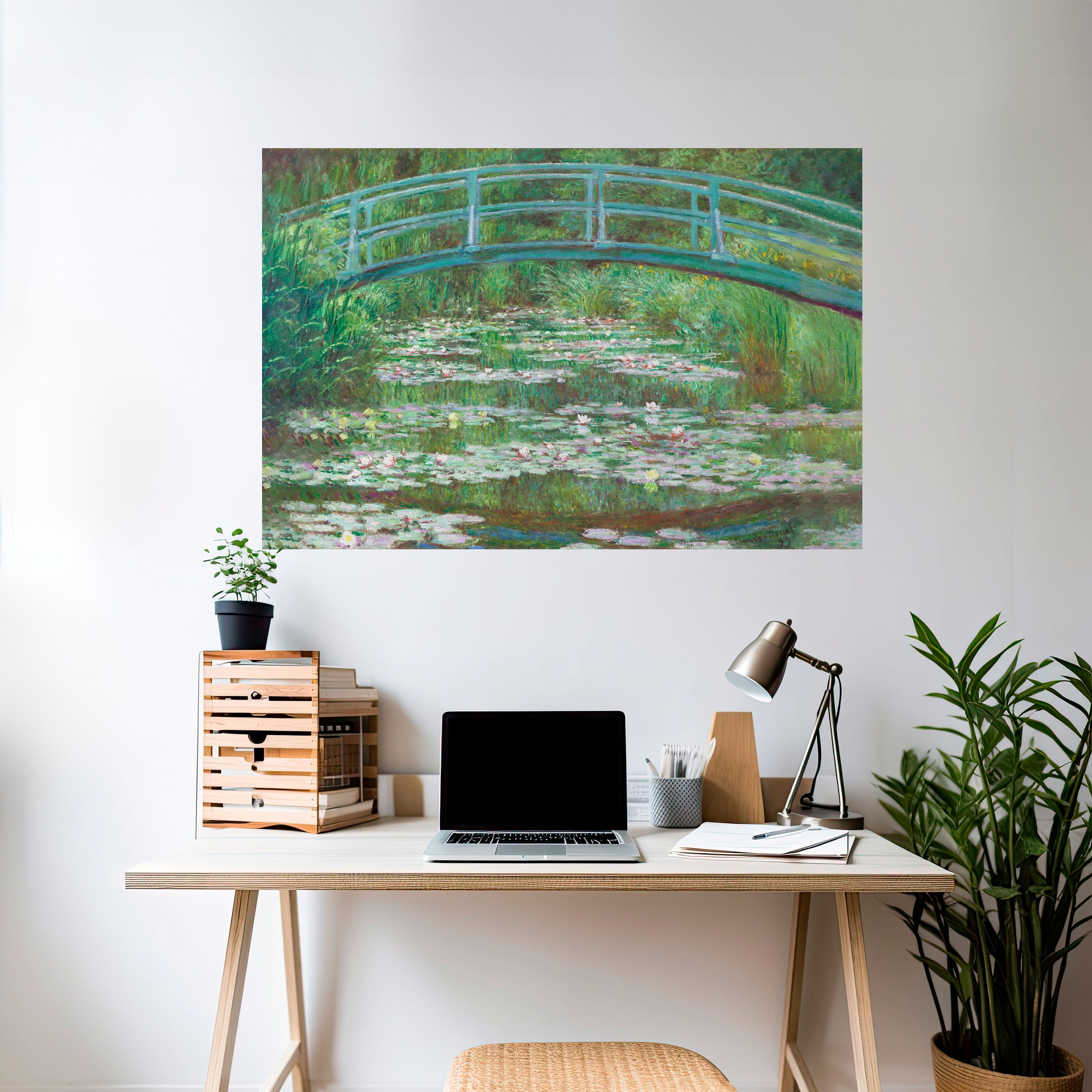 Póster horizontal autoadhesivo PASARELA JAPONESA