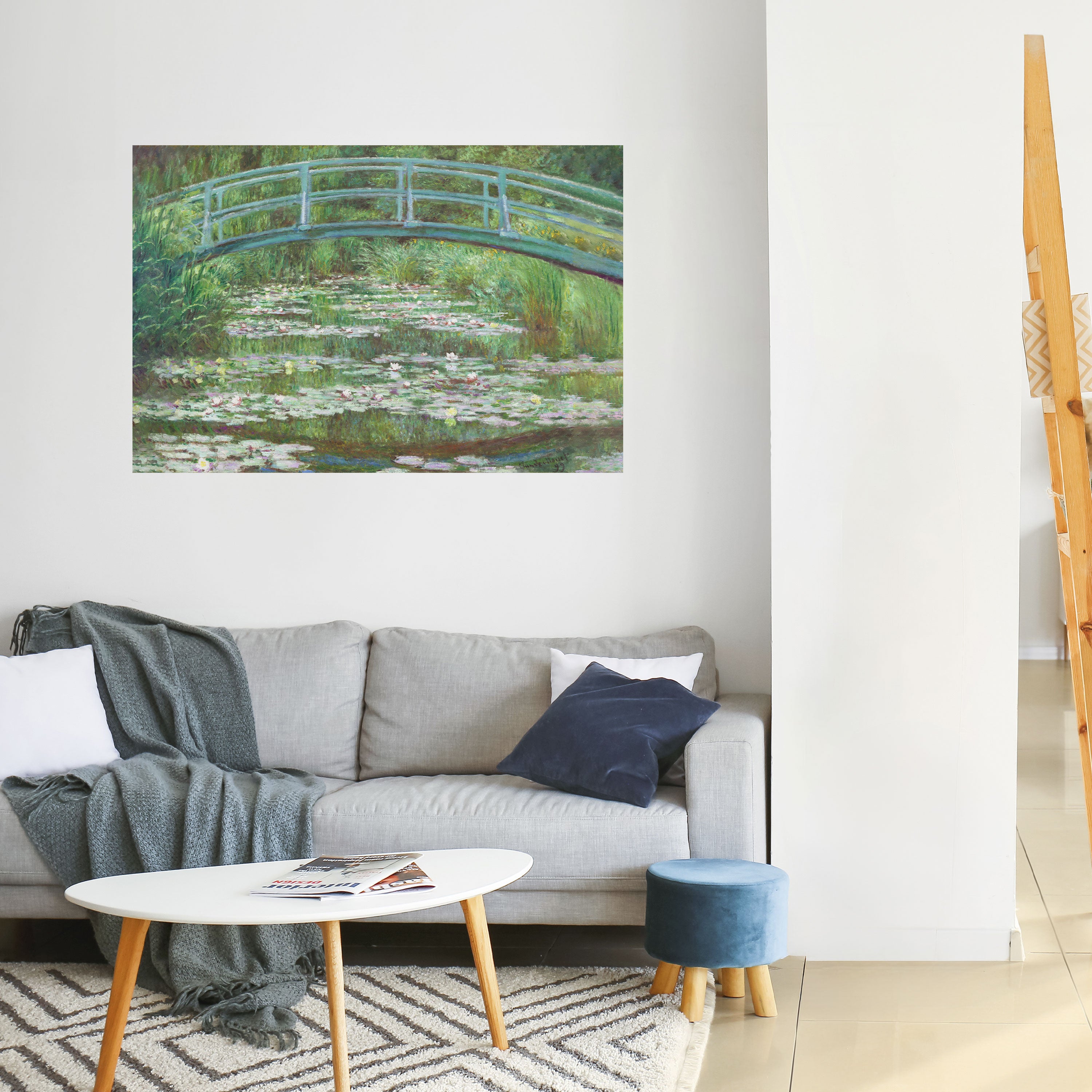 Póster horizontal autoadhesivo PASARELA JAPONESA