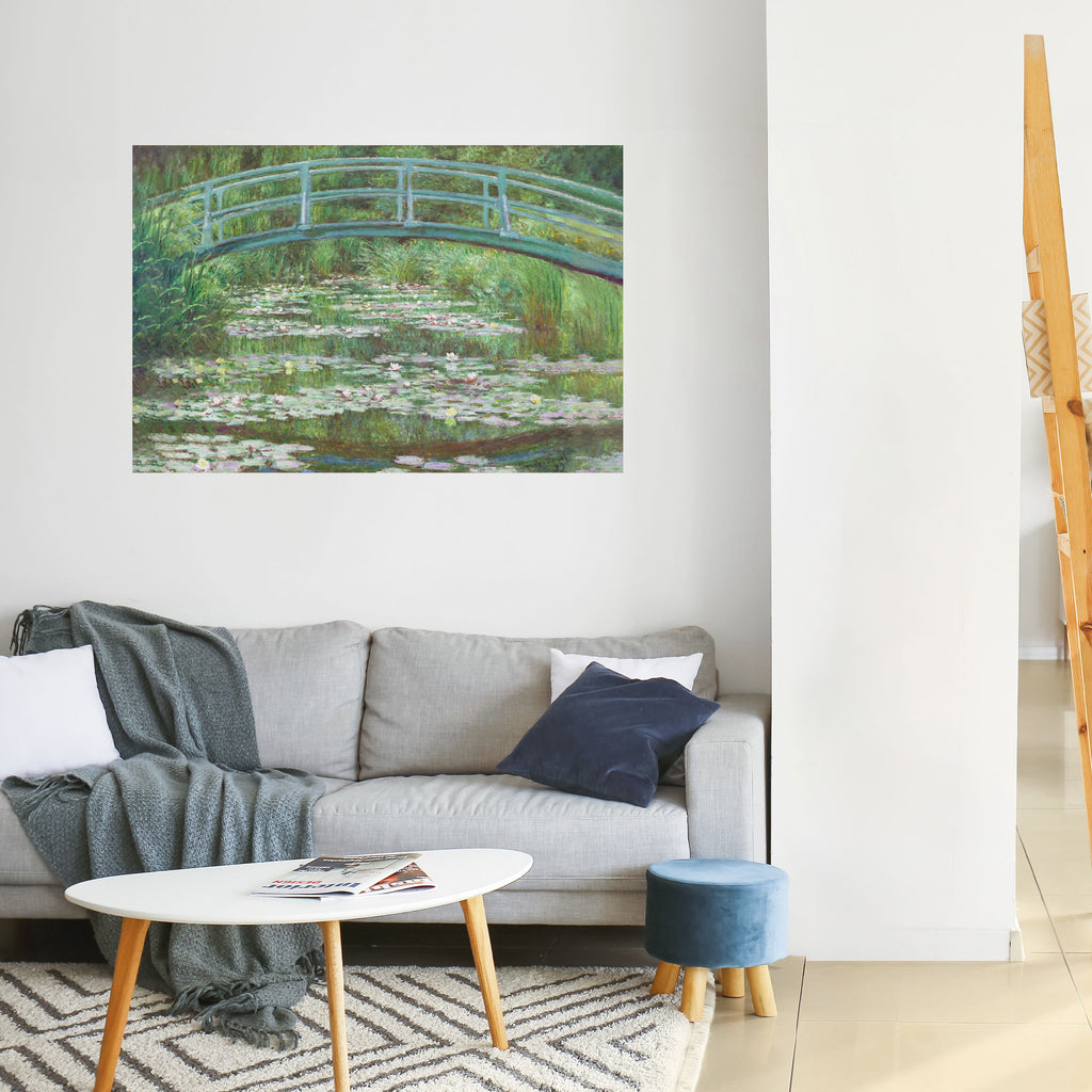 Póster horizontal autoadhesivo PASARELA JAPONESA