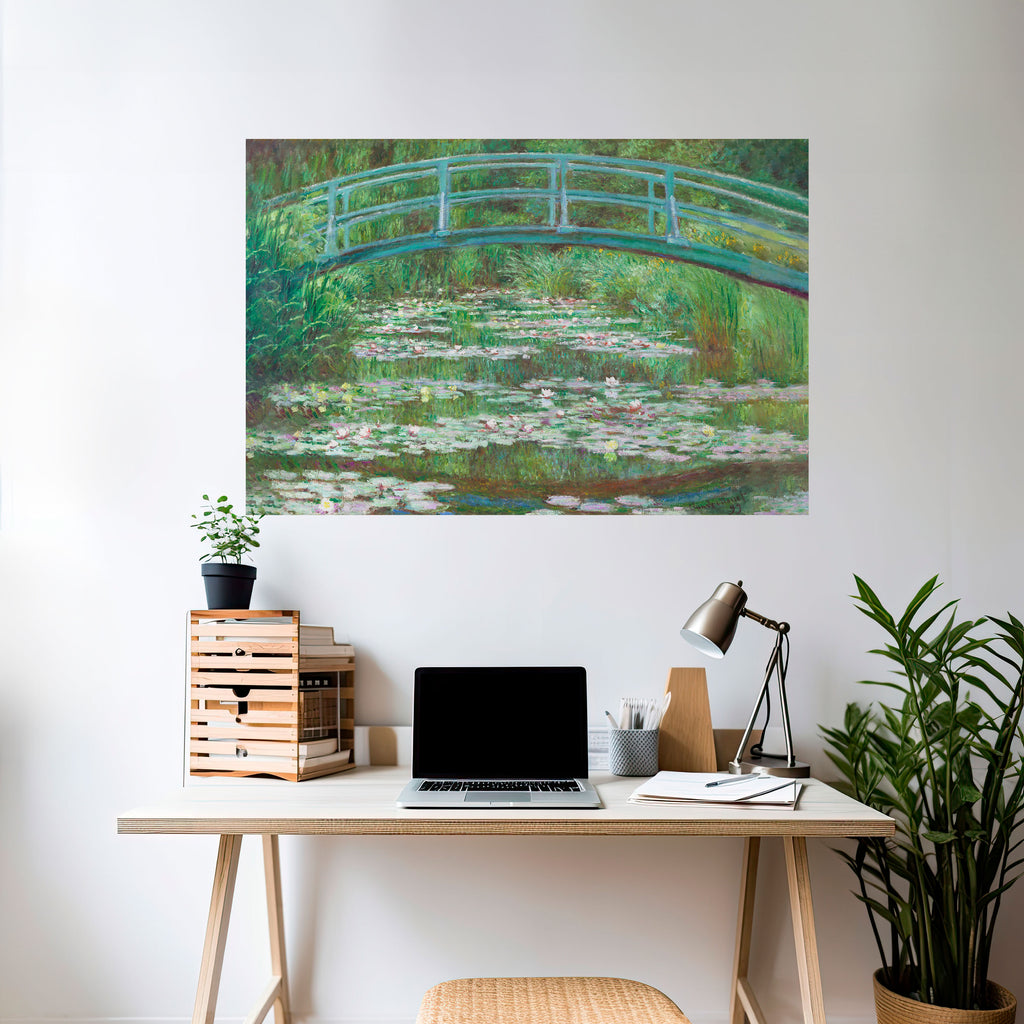 Póster horizontal autoadhesivo PASARELA JAPONESA