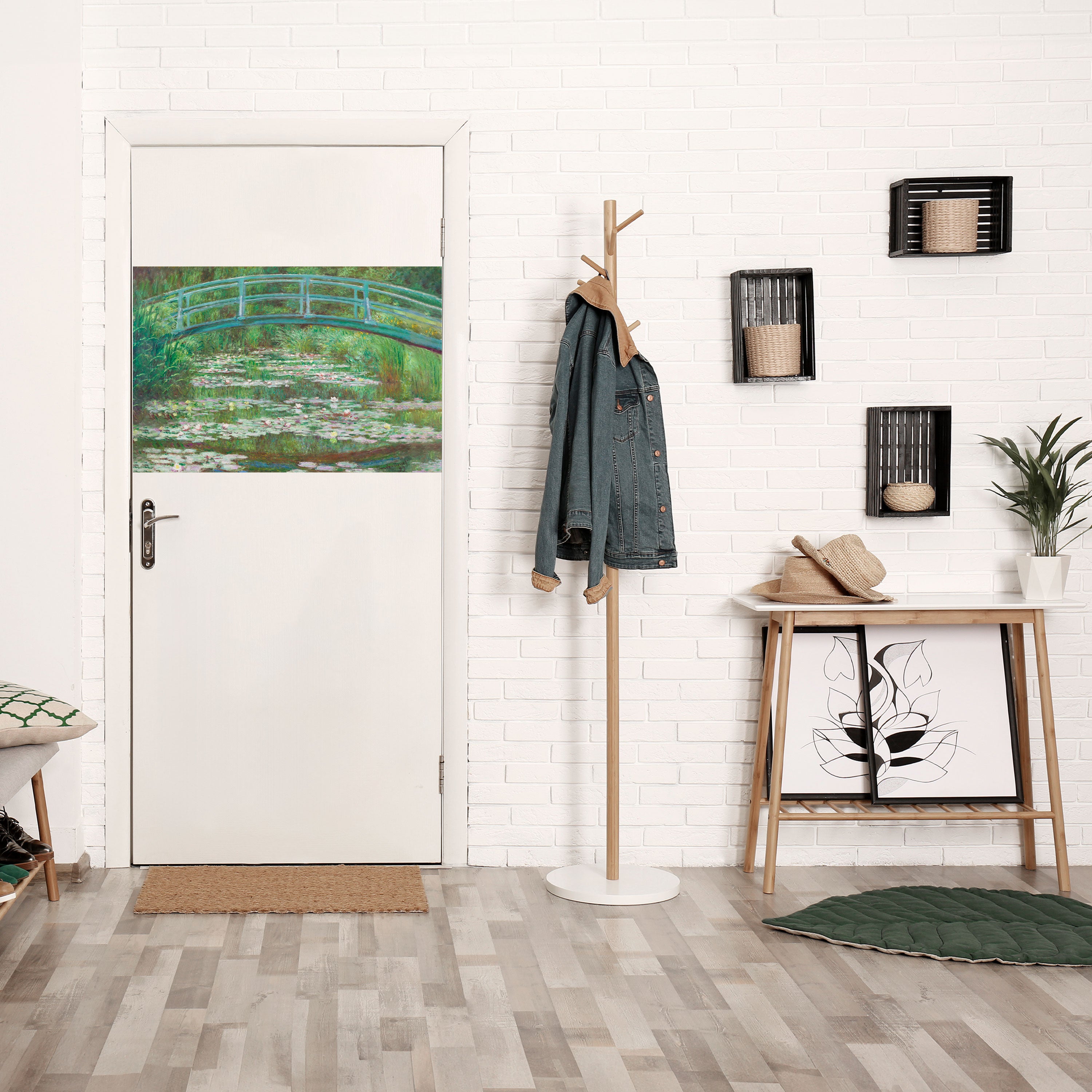 Póster horizontal autoadhesivo PASARELA JAPONESA