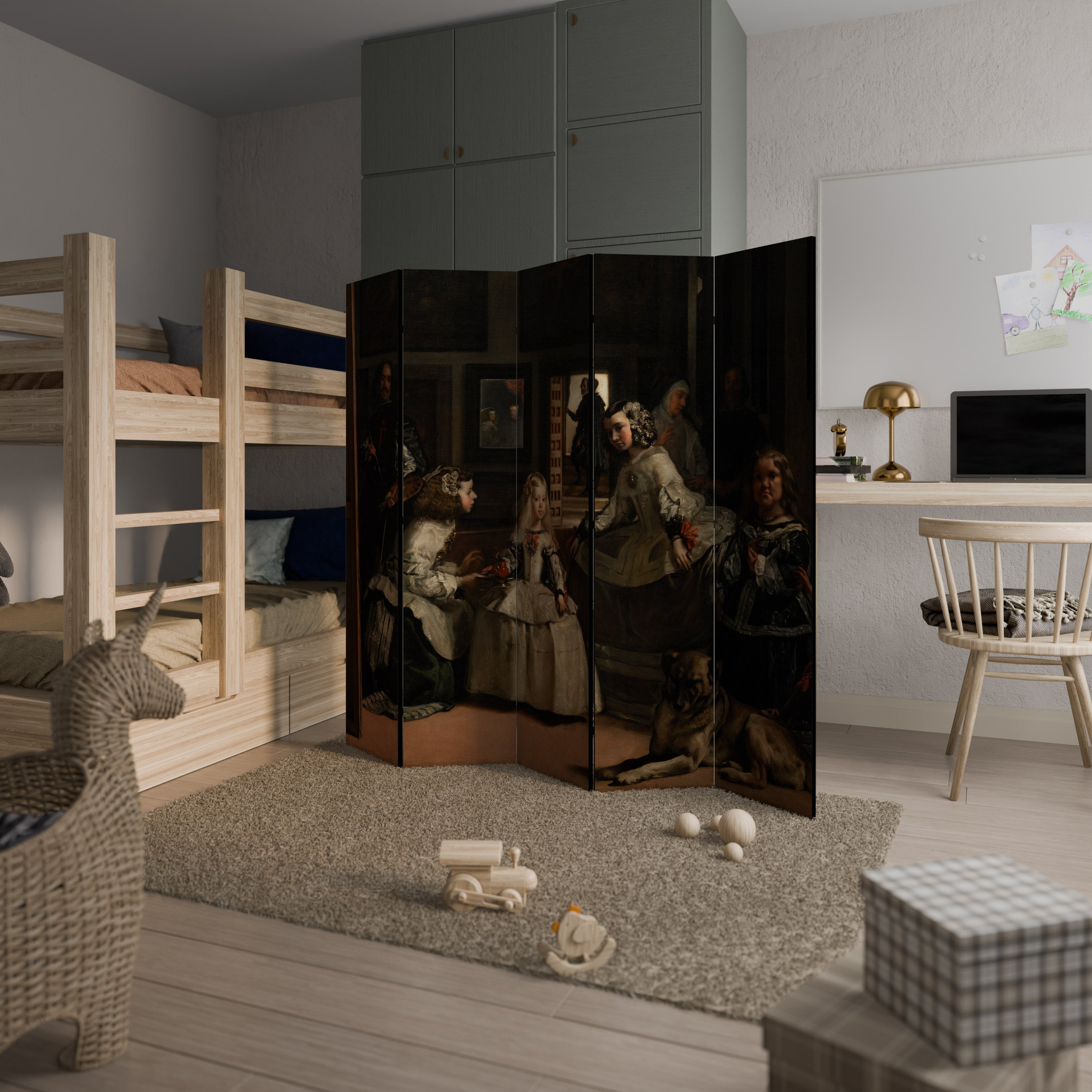 MYSTIQUE OF MOMENTS 5-Panel Room Divider