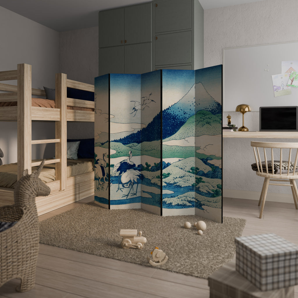 UMEZAWA MANOR Decorative 5-Panel Room Divider