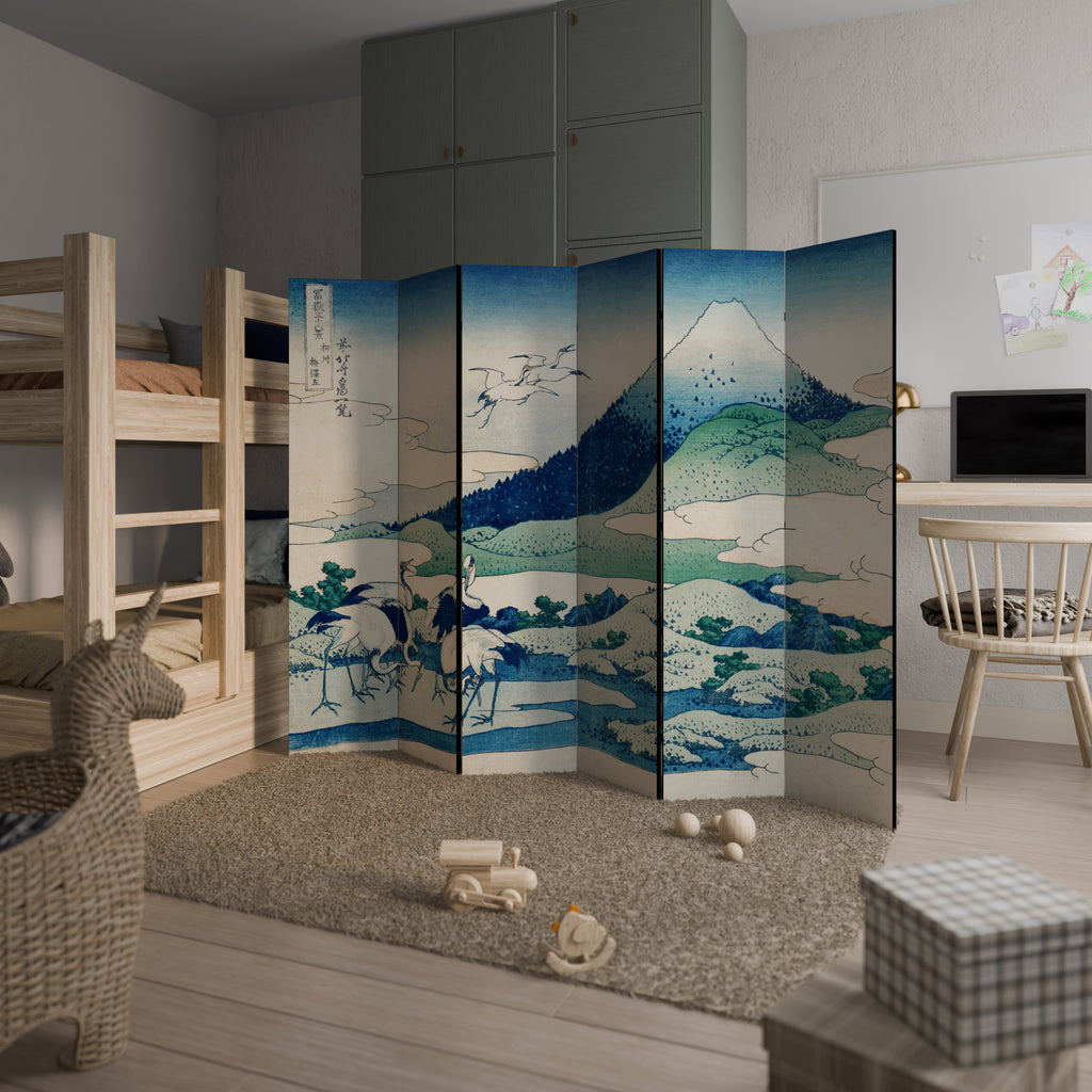 UMEZAWA MANOR Decorative 6-Panel Room Divider