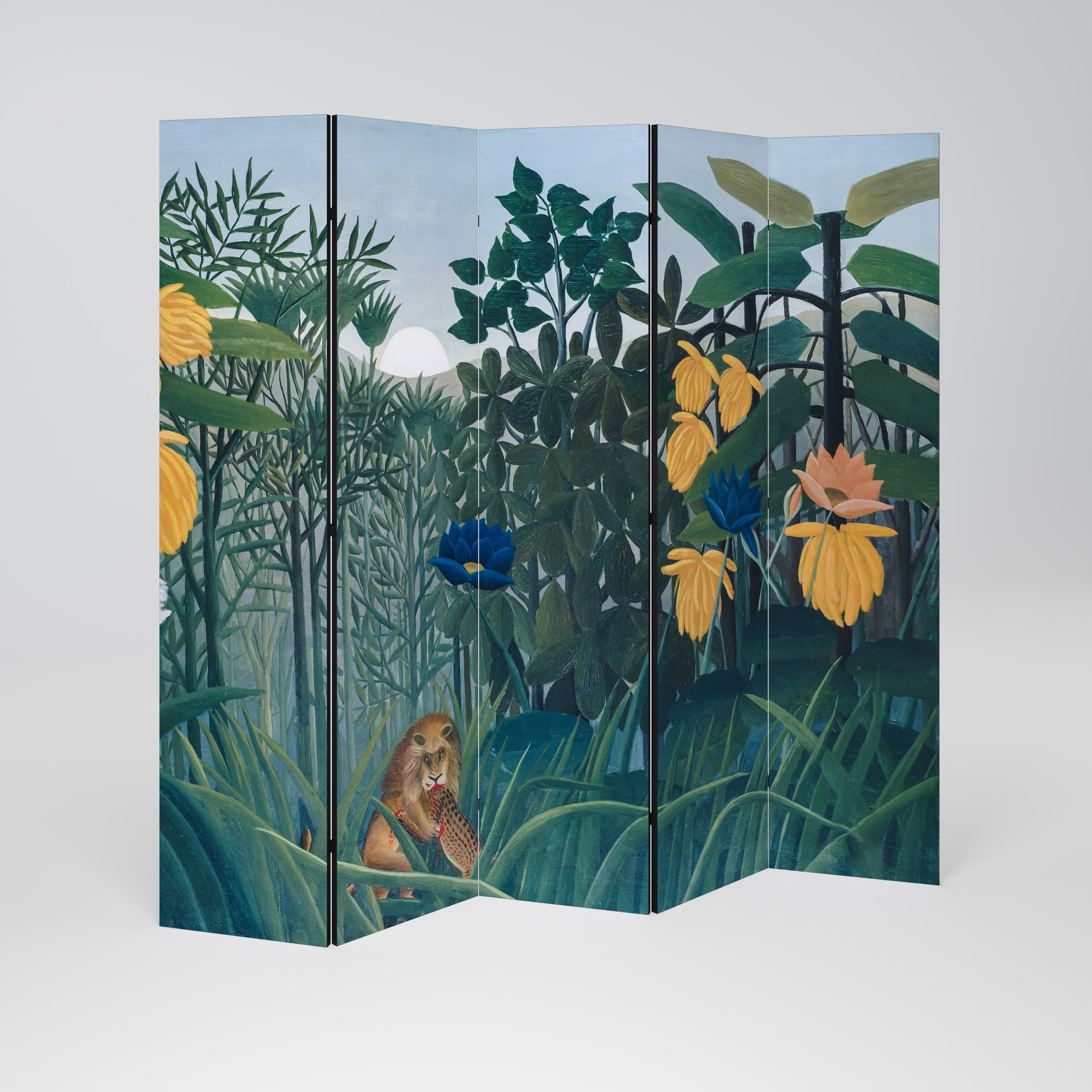 THE REPAST OF THE LION 5-Panel Room Divider