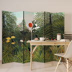 VIRGIN FOREST WITH SUNSET Biombo Decorativo de 6 Paneles